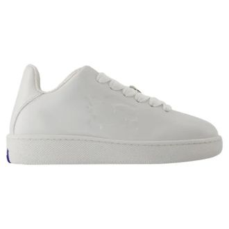 Burberry Sneakers, female, White, 6 UK, Leather Trainers
