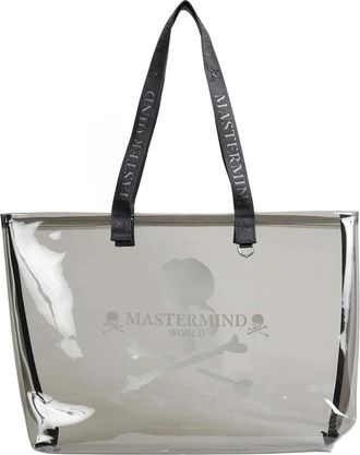 MASTERMIND WORLD PVC Bedrukte Tote - Heren - Shoppers - Grijs - ONE Size - Tassen