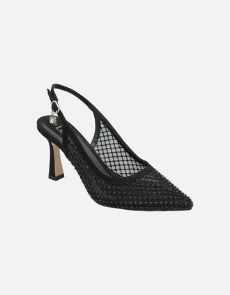 Lotus Womens Phoenix Womens Slingback Court Shoes - Black - Size: 7