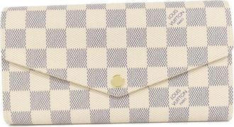 Louis Vuitton Damier Azur Azur Coated Canvas Long Wallet (Bi-Fold) (Pre-Owned)
