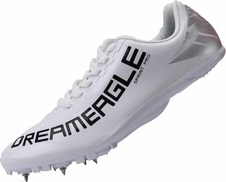 Generic Unisex Athletics Spikes Shoes Test Men Women Track Spike Running Sprint Shoes Athletics Shoes Non-Slip Breathable Youth Sports Shoes with Spikes and S