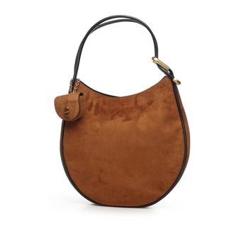 Marc Jacobs Shoulder Bags, female, Orange, Size: ONE SIZE Suede Large Dual Hobo