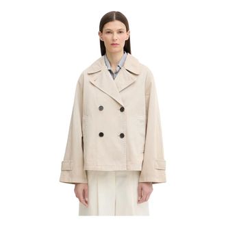 Marc O'Polo Trench in cotone regular fit - - Jackets - Donna - Beige - L