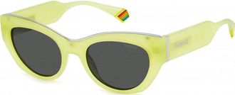 Polaroid Womens PLD 6199 50 6DX Sunglasses - Green - One Size