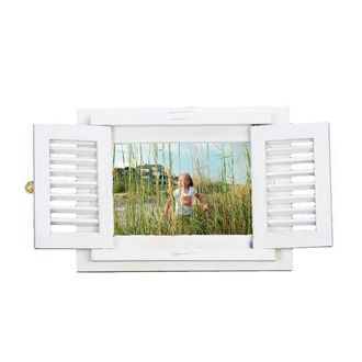Beachcombers 5X7 Shutter Photo Frame in White at Nordstrom, Size Medium