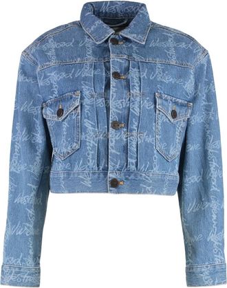 Vivienne Westwood Marlene Denim Jacket - Dames - Spijkerjassen - Blauw - S - Denim - Jassen