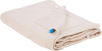 Beliani Beliani - Manta Infantil De Algod&oacute;n Suave Puntos Multicolor 130 X 170 Cm Beige Gaidar