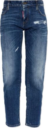 Dsquared2 Jenna Jeans - Dames - Jeans - Blauw - Maat: 2XS Katoen
