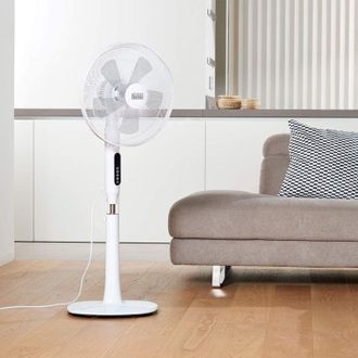 Black+Decker Ventilador De Pie Black & Decker Es9440170b 135 Cm 50 W Blanco