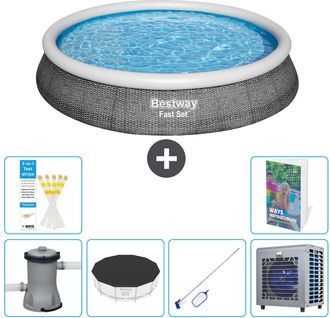 Bestway Piscina Bestway Fast Set Redonda - 396x84 Cm - 7-piezas S283