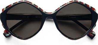 Etnia Barcelona Itati GY Womens Sunglasses Grey Size 55