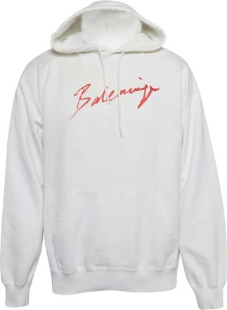 Balenciaga Felpa con logo e cappuccio 2019 - Grigio