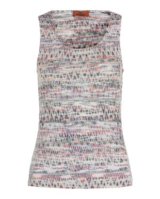 M Missoni Zigzag Knit Tank