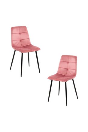 Regalos Miguel Packs Sillas Comedor - Pack 2 Sillas Daris Terciopelo - Rosa