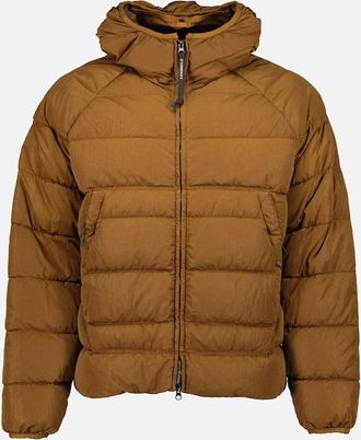 C.P. Company Mens Eco-Chrome R Down Goggle Jacket - Green - Size: 42/Regular