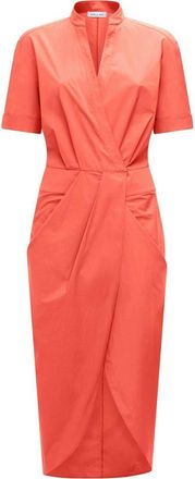 C&acirc;llas Milano BALI Wrap shirtdress in Coral at Nordstrom, Size 42