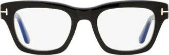 Tom Ford TF6036-B Blue Block Signature Eyeglasses - Black