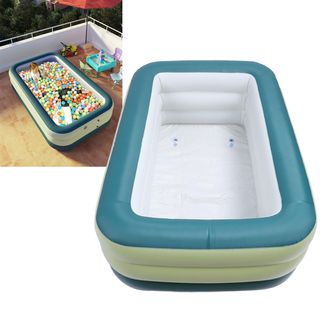 Infinite Piscina Hinchable Grande De Pvc De Tres Capas Para Ni&ntilde;os Y Adultos, Ideal Como Zona De Juegos Acu&aacute;ticos Para Toda La Familia Al Aire Libre, Perfecta P