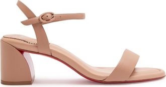 Christian Louboutin Miss Jane 55 Leather Sandals - Rose - 39 (IT39 / UK6)