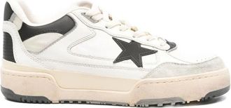 Golden Goose Forty2 Leather Upper Heel And Spur Suede Toe Rubber Sta
