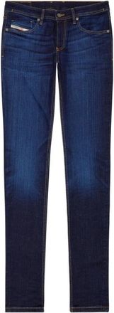 Diesel Low-Rise Skinny Stretch Jeans - Heren - Slim Fit Jeans - Blauw - W28 L32 - Katoen - Jeans