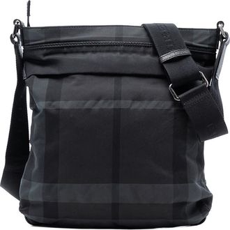 Burberry Pre-owned Burberry Smoke Check Nylon Crossbody Ladies 8O9J4HB3R1QIVARA