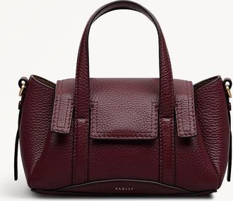 Radley London Dark Cherry Small Flapover Grab Bag The Chancery SS26 Radley London