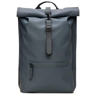 Rains Rolltop Rucksack W3 17 Daypack - Unisex | blau