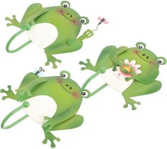 OEM Ganchos De Pared Frog De 3 Piezas, Organizador De Llaves Original, Ganchos Decorativos De Pared Para Entrada Y Cocina, Almacenamiento Pr&aacute;ctico