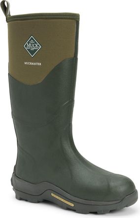 The Original Muck Boot Company Unisex Muckmaster Hi Rubber Moss Wellington - Green - Size UK 13