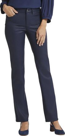 NYDJ Marilyn Starless Sky Coated Straight Leg Jean