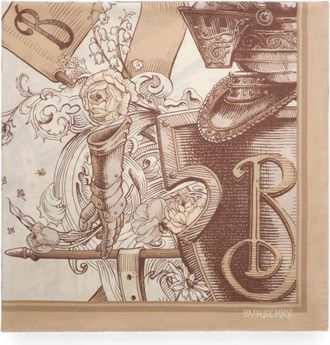 Burberry Sjaals - Dames - Wintersjaals - Bruin - ONE Size - Accessoires