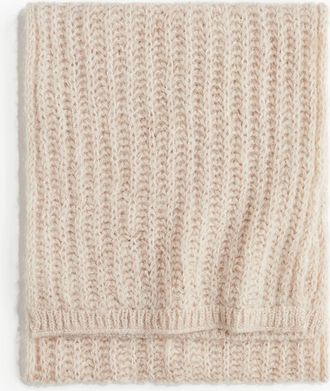 H&M Schal in Rippstrick - Brown