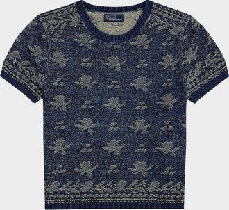 Polo Ralph Lauren Floral Cotton Short-Sleeve Top