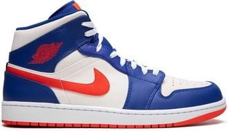 Nike Jordan Air Jordan 1 Mid Knicks sneakers - unisex - Leather - 3.5 - White