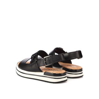 Hogan H257 Flatform Sandal - Black