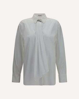 Brunello Cucinelli Shirt with monili embellishment Female M