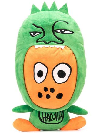 Haculla Grizzly character pillow - unisex - Polyester - One Size - Green