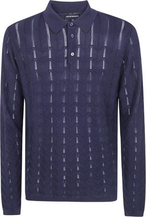 Emporio Armani Polo Shirts - Heren - Polos - Blauw - L - Tops