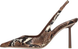 Le Silla Bella Slingback Pump - Dames - Pumps - Bruin - 37 1/2 EU - Leer - Schoenen