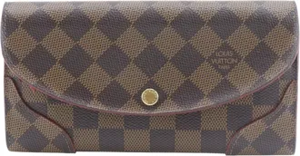 Louis Vuitton Brown Damier Canvas Coin Purse/Coin Case (Pre-Owned)