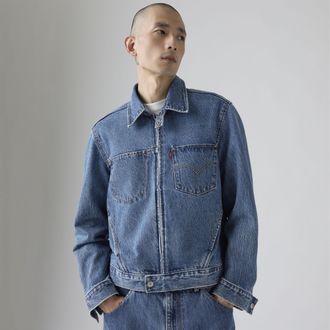 Levi's Twist Trucker Jacket - Mens - XL - Blue