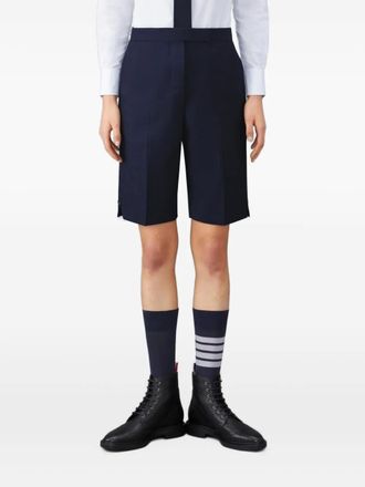 Thom Browne Wollen shorts - Blauw