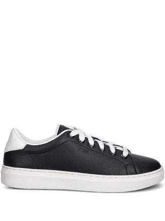 BOSS Kieran lace-up leather sneakers - Black
