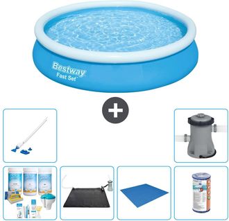 Bestway Piscina Bestway Fast Set Redonda - 366x76 Cm - 7-piezas S21996