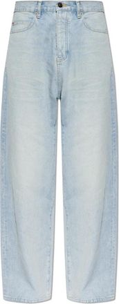Balenciaga Wide-leg Jeans - Heren - Loose Fit Jeans - Blauw - M - Katoen - Jeans