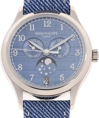 Patek Philippe Annual Calendar Blue Denim Watch 4946G-001