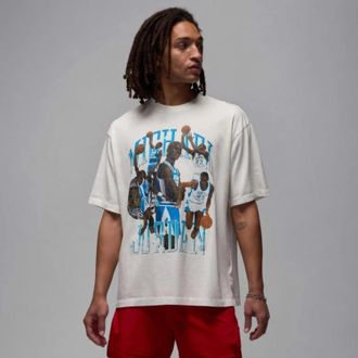 Nike Jordan Flight Essentials T-Shirt Mens Sail Graphic Cotton Crew Neck DSGL1123