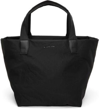 VeeCollective Medium Porter Essence Recycled Paper Nylon Tote in Bk Paper Blk at Nordstrom