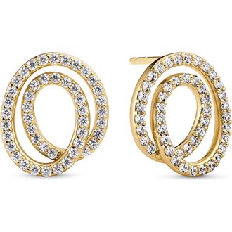 Sif Jakobs Jewellery Earrings Spirale Due in 18K Gold Plated at Nordstrom, Size Small